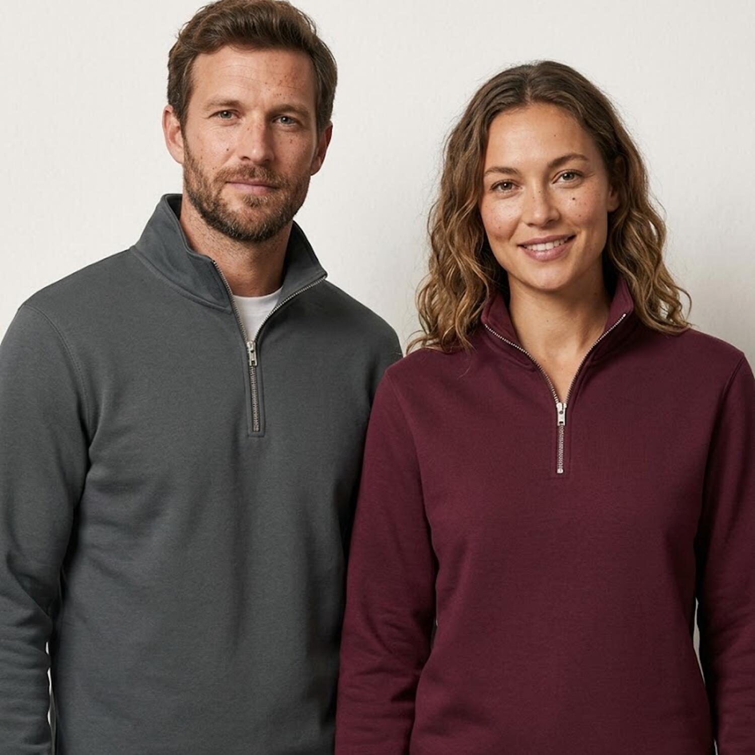 Stanley & Stella Trucker 2.0 sweat-shirt unisexe à fermeture 1/4 STSU204