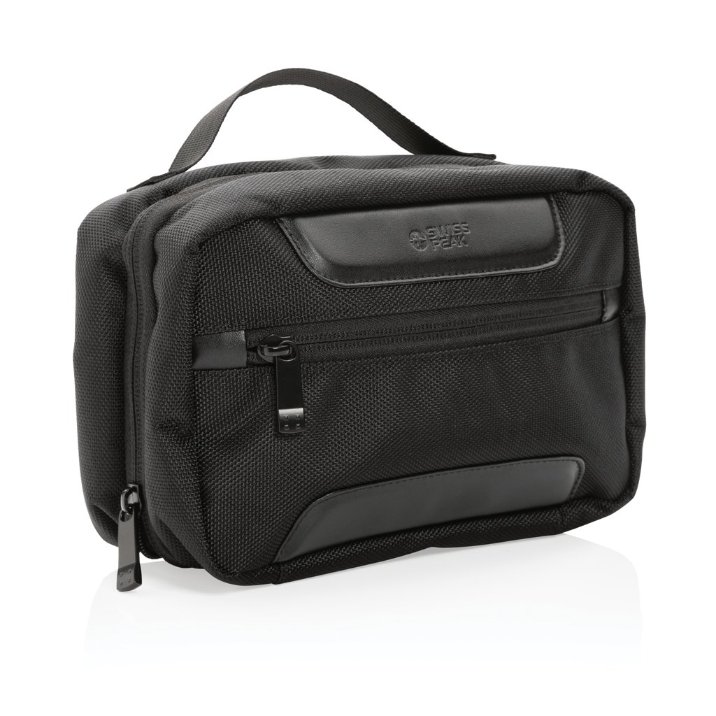 Swiss Peak Impact rPET Voyager toiletry bag PrintSimple
