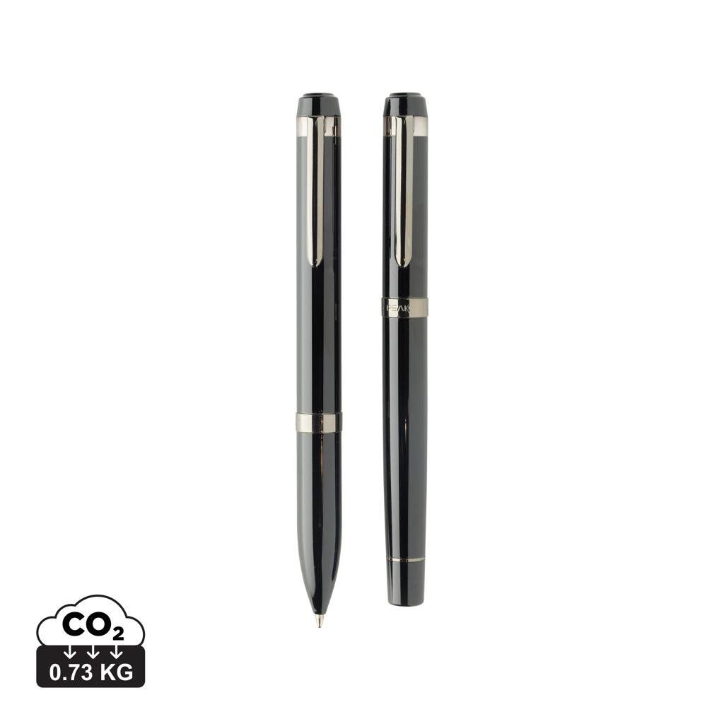 Swiss Peak OSLO coffret de stylos en acier recyclé