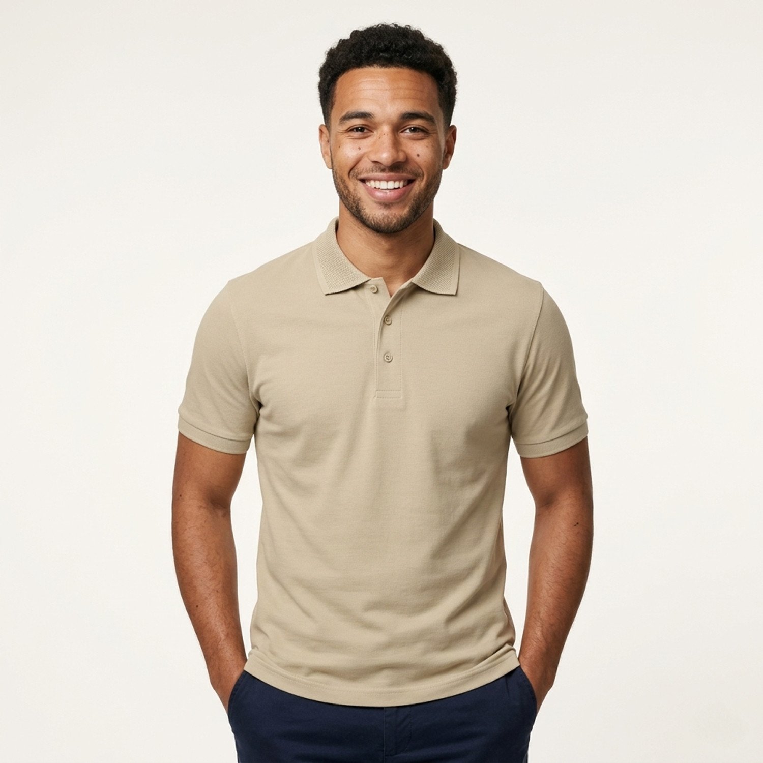 TH Clothes Adam men's short sleeve polo shirt