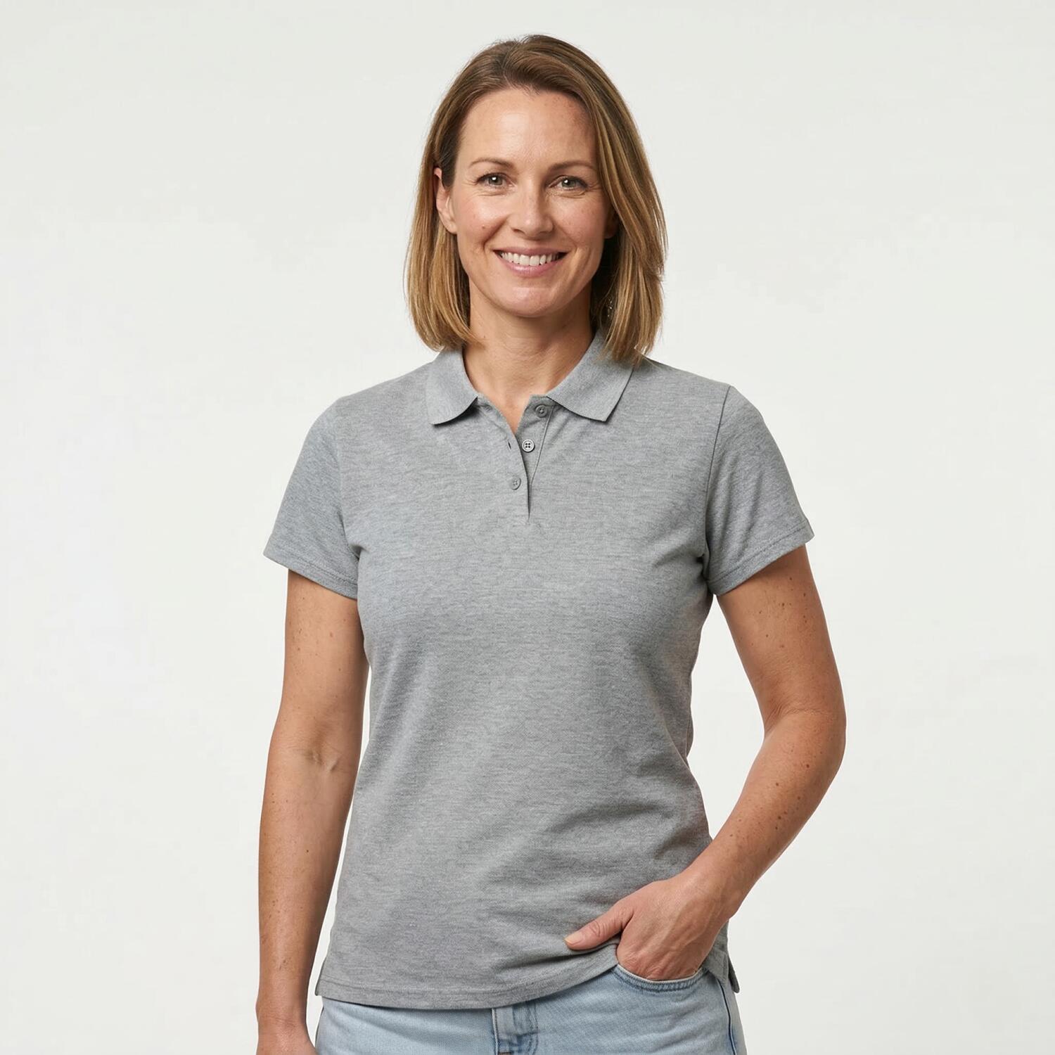 TH Clothes Anunciada polo femme à manches courtes