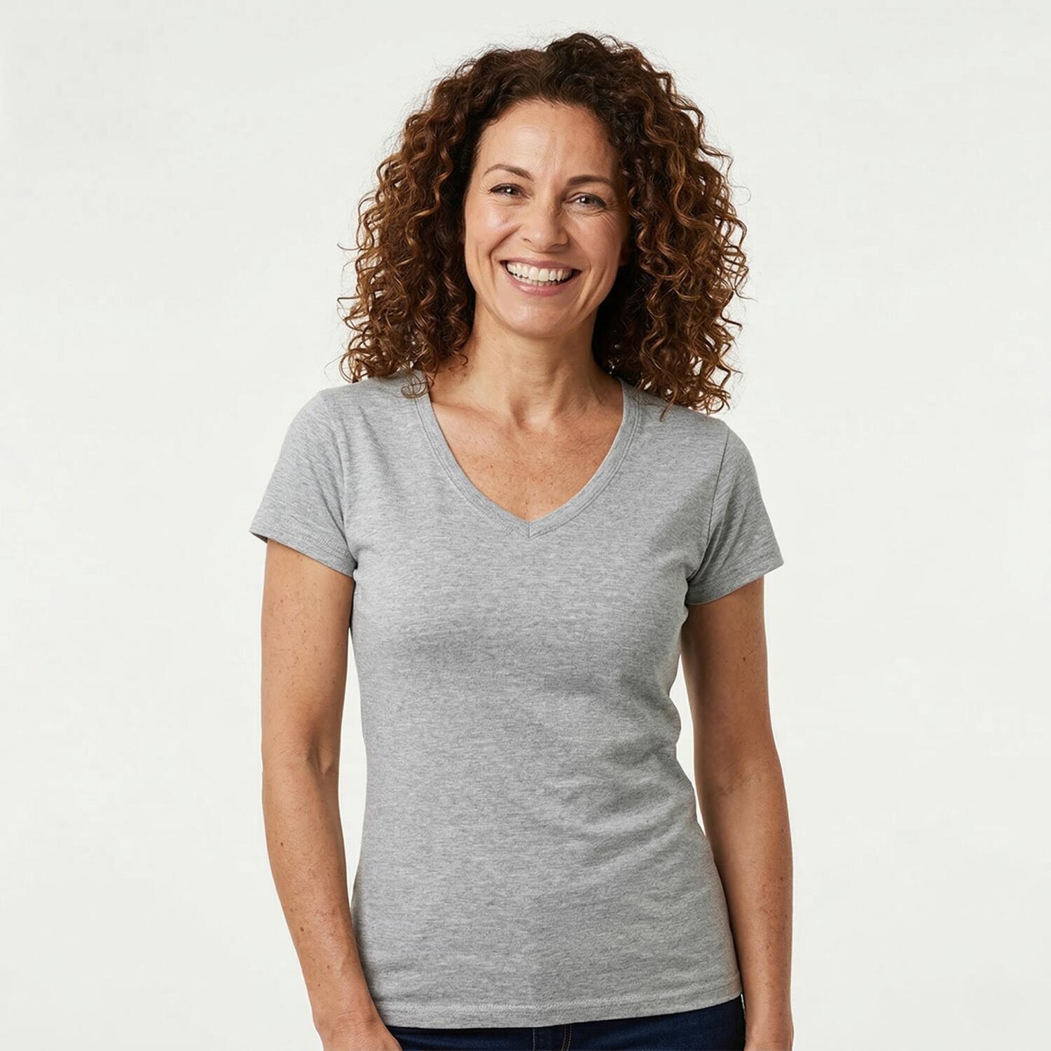 TH Clothes Athens T-Shirt für Damen mit V-Ausschnitt