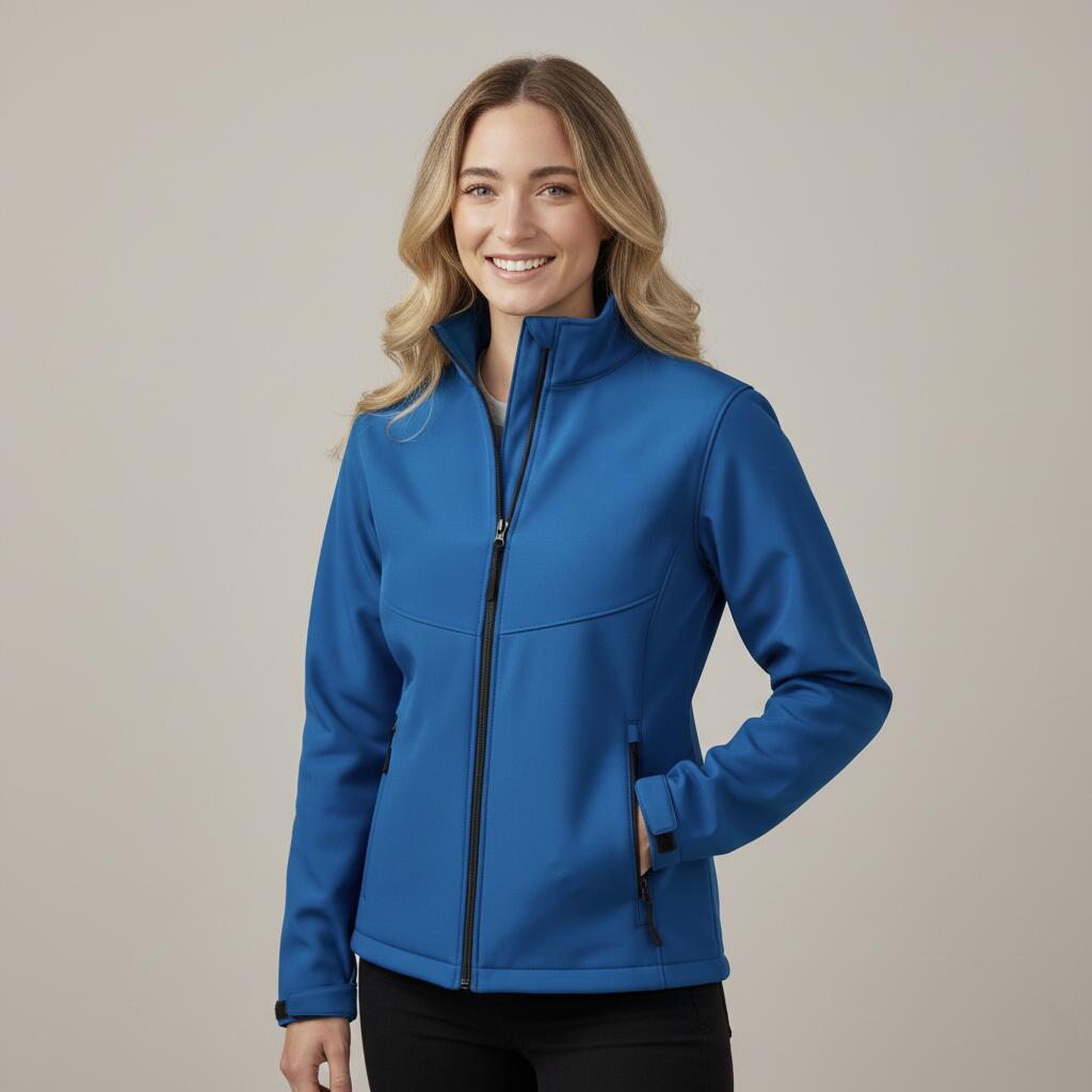 TH Clothes Eanes unisex softshelljas met volledige rits
