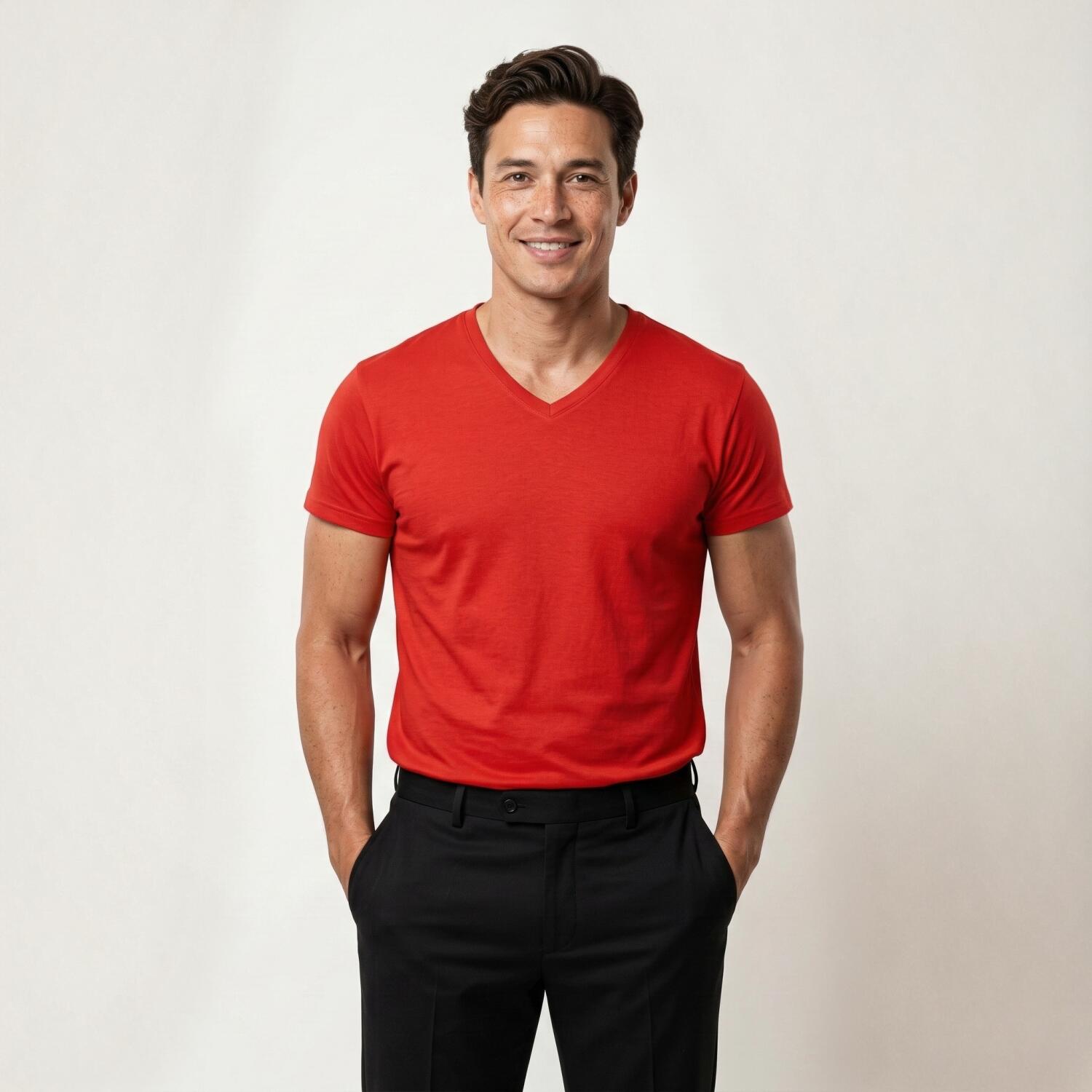 TH Clothes Epoch men's V-neck t-shirt
