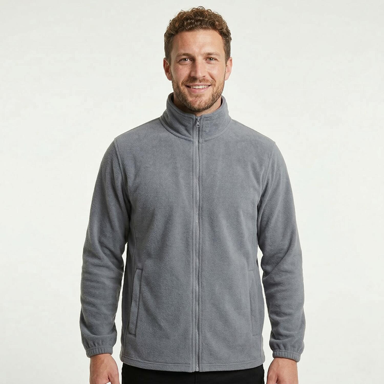 TH Clothes Gama Fleecejacke für Herren aus dichtem Polar-Fleece