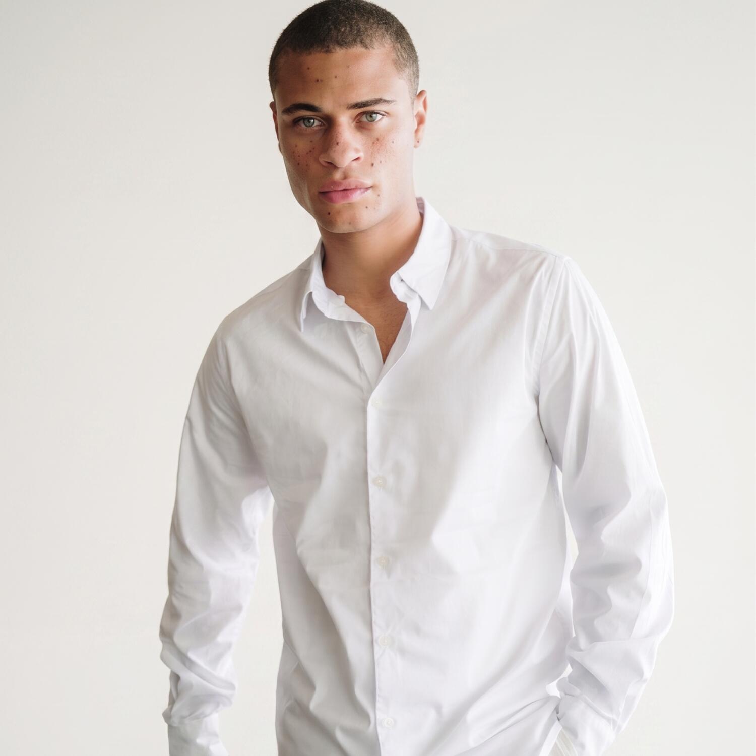 TH Clothes Paris men's long-sleeve poplin shirt