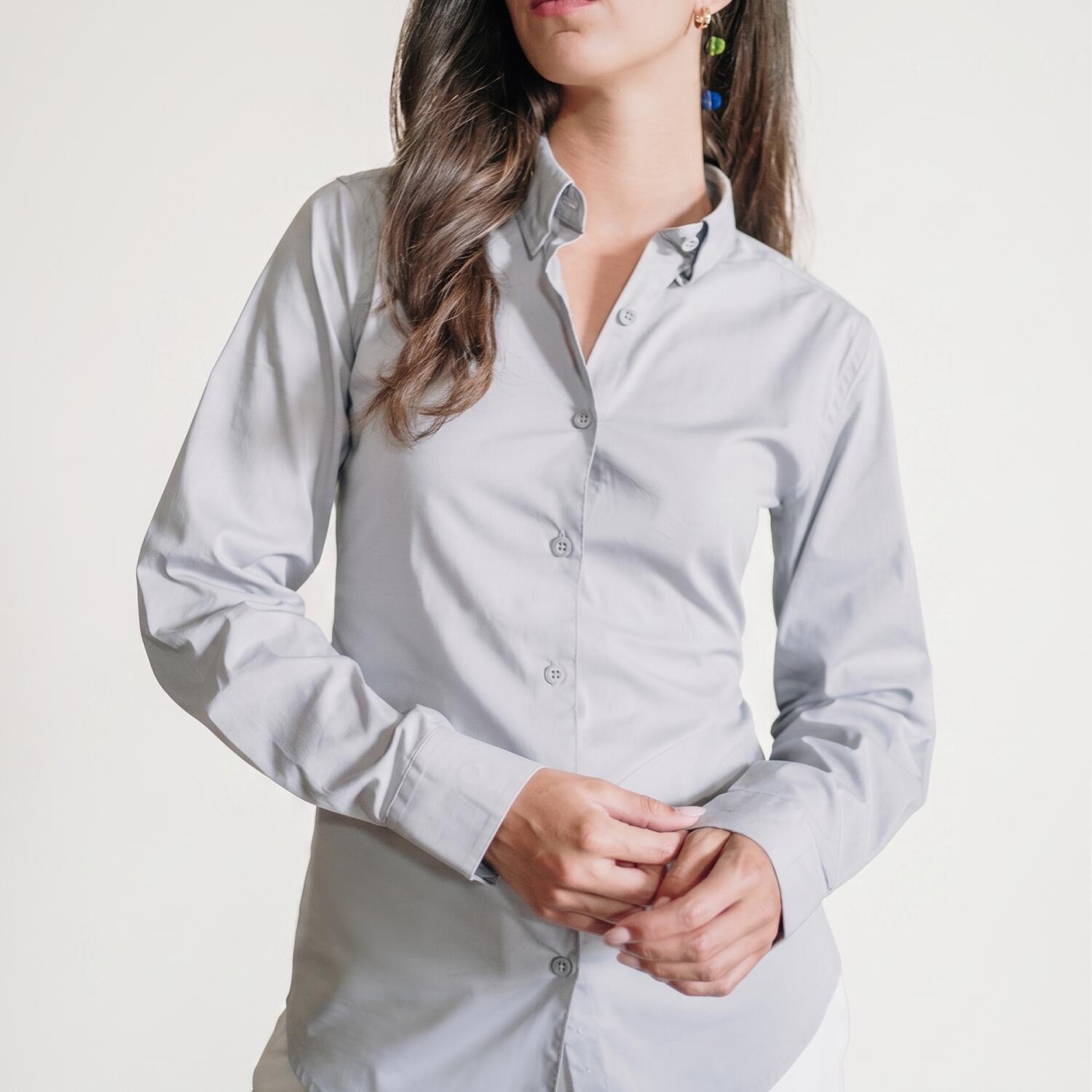 TH Clothes Paris women's poplin long-sleeve shirt