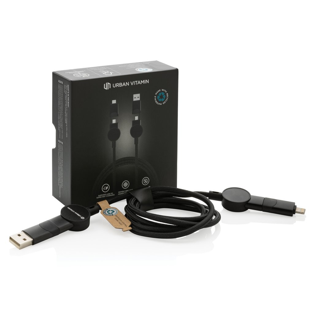 Urban Vitamin Oakland 6in1 fast charging cable PrintSimple