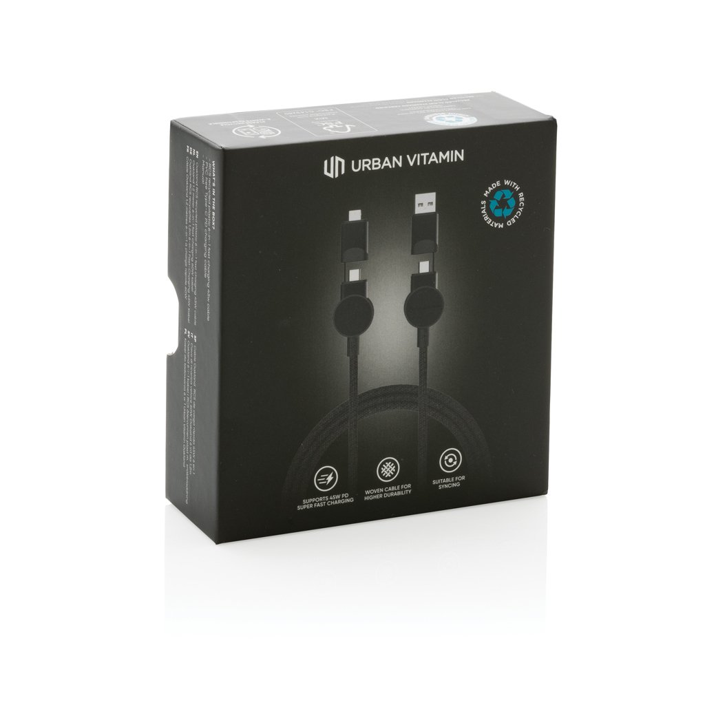 Urban Vitamin Oakland 6in1 fast charging cable PrintSimple