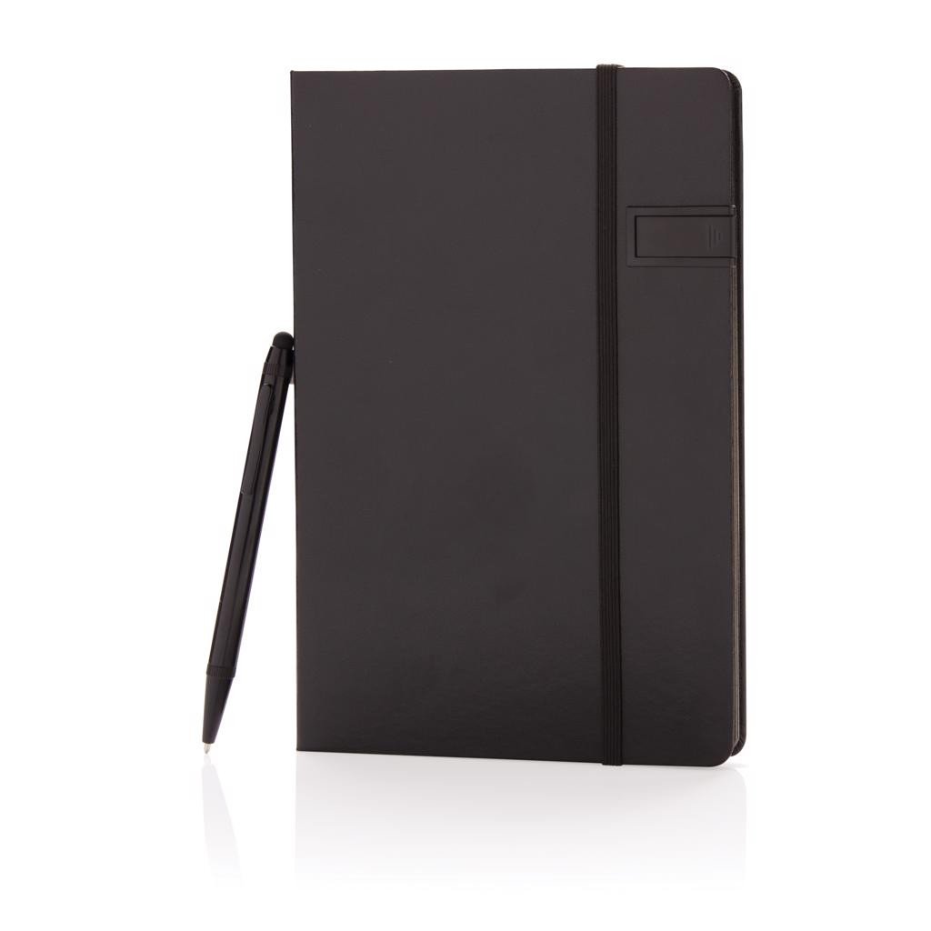 XD Collection carnet de notes A5 de luxe avec USB, ligné