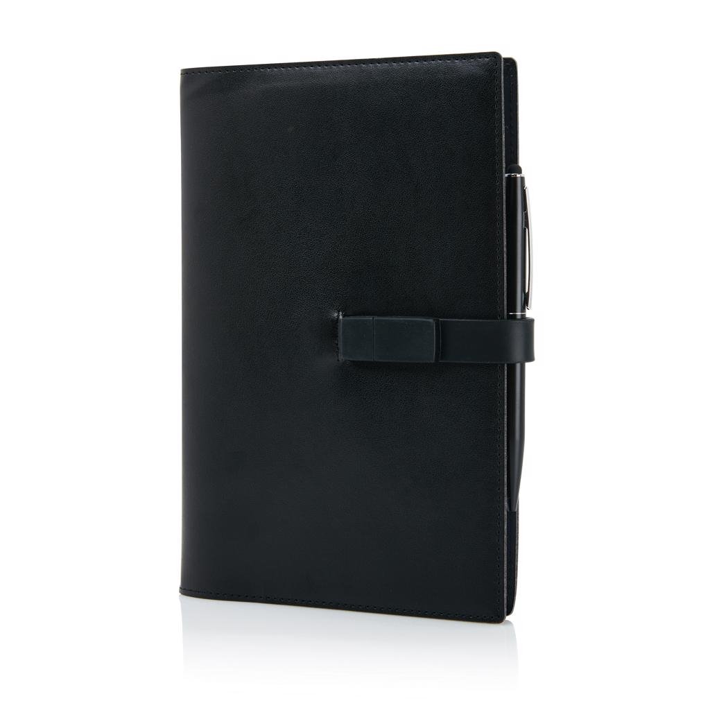 XD Collection Executive A5 notitieboek met USB, gelinieerd XD Collection Executive A5 notitieboek met USB, gelinieerd