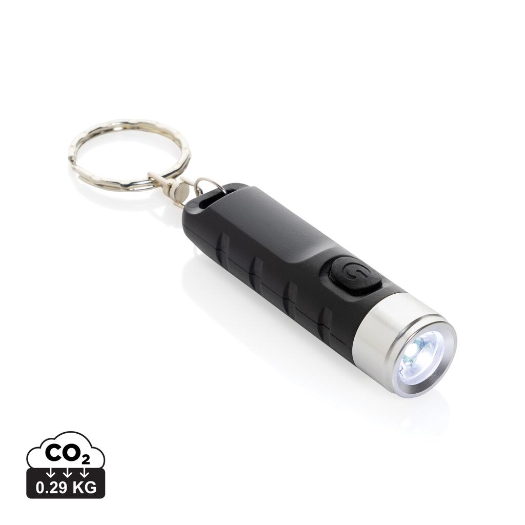 XD Collection Globix wiederaufladbare Schlüsselanhänger-Taschenlampe