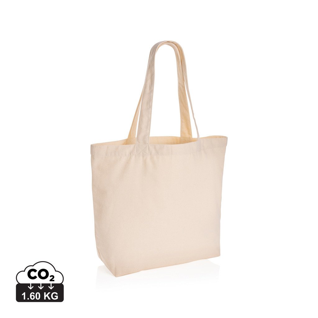 XD Collection Impact Aware™ 240 g/m² Rcanvas-Shopper mit Tasche, ungefärbt