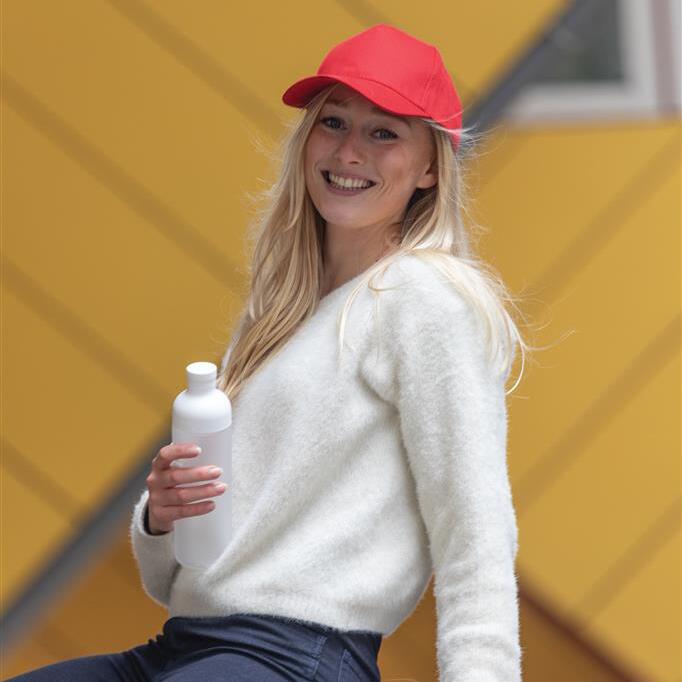 XD Collection Impact casquette à  5 panneaux en coton recyclé