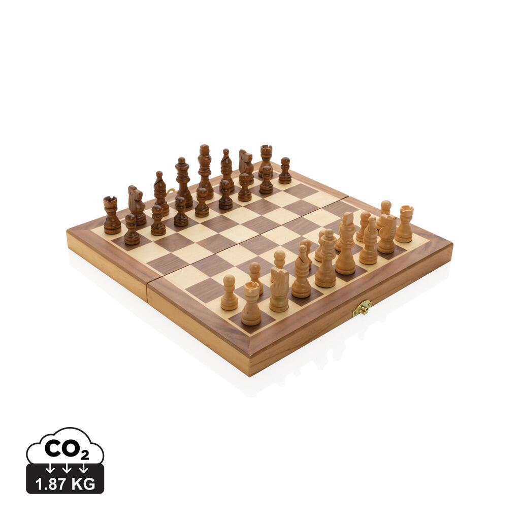 XD Collection Luxuriöses faltbares Holzschachspiel