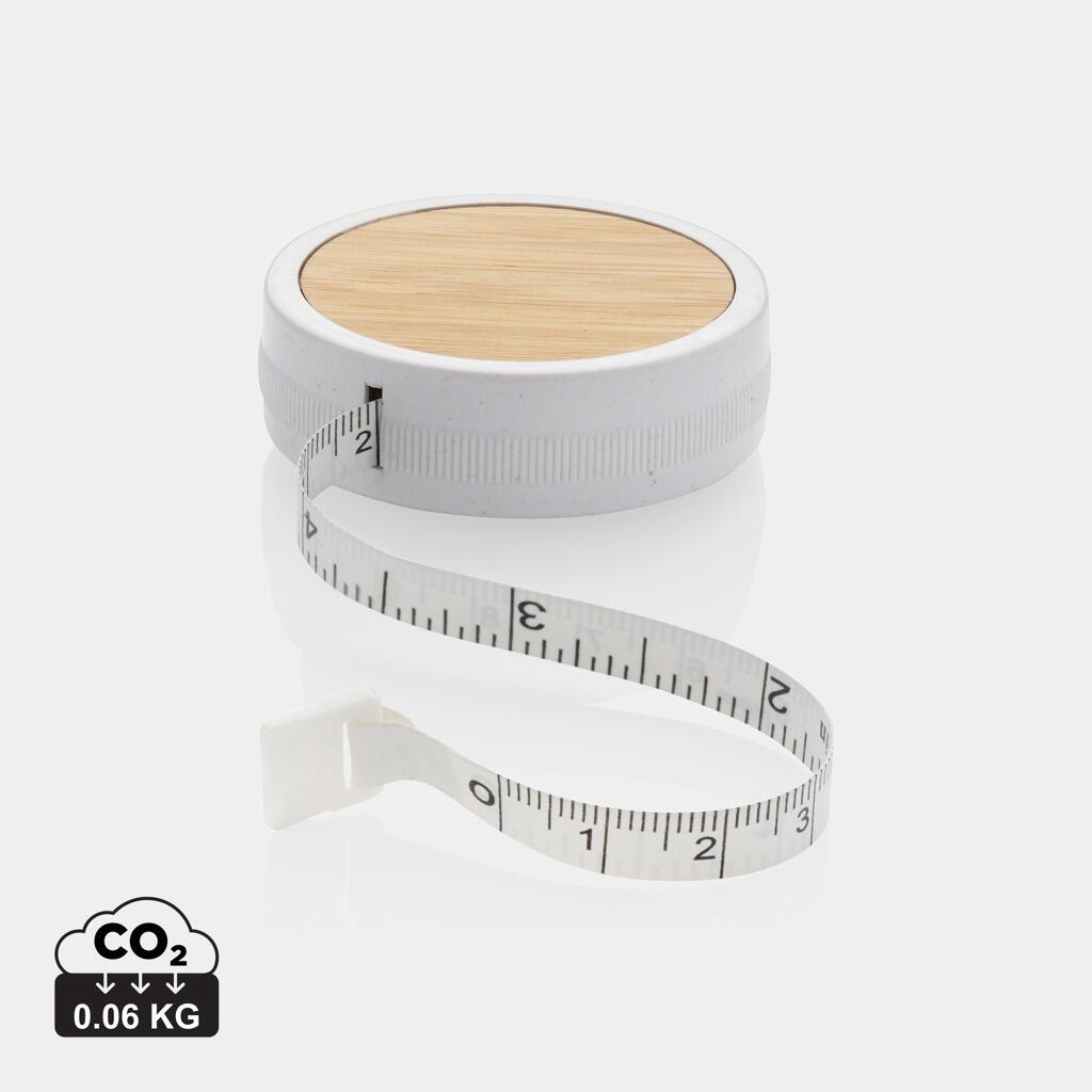 XD Collection RCS Maßband aus recyceltem Kunststoff und Bambus