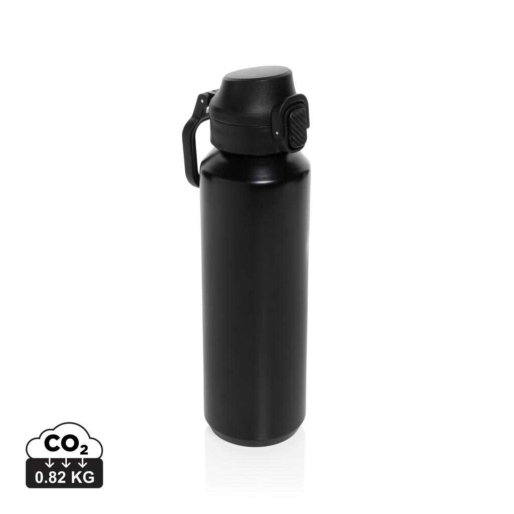 XD Collection Via bouteille de sport verrouillable 600ML en acier recyclé RCS