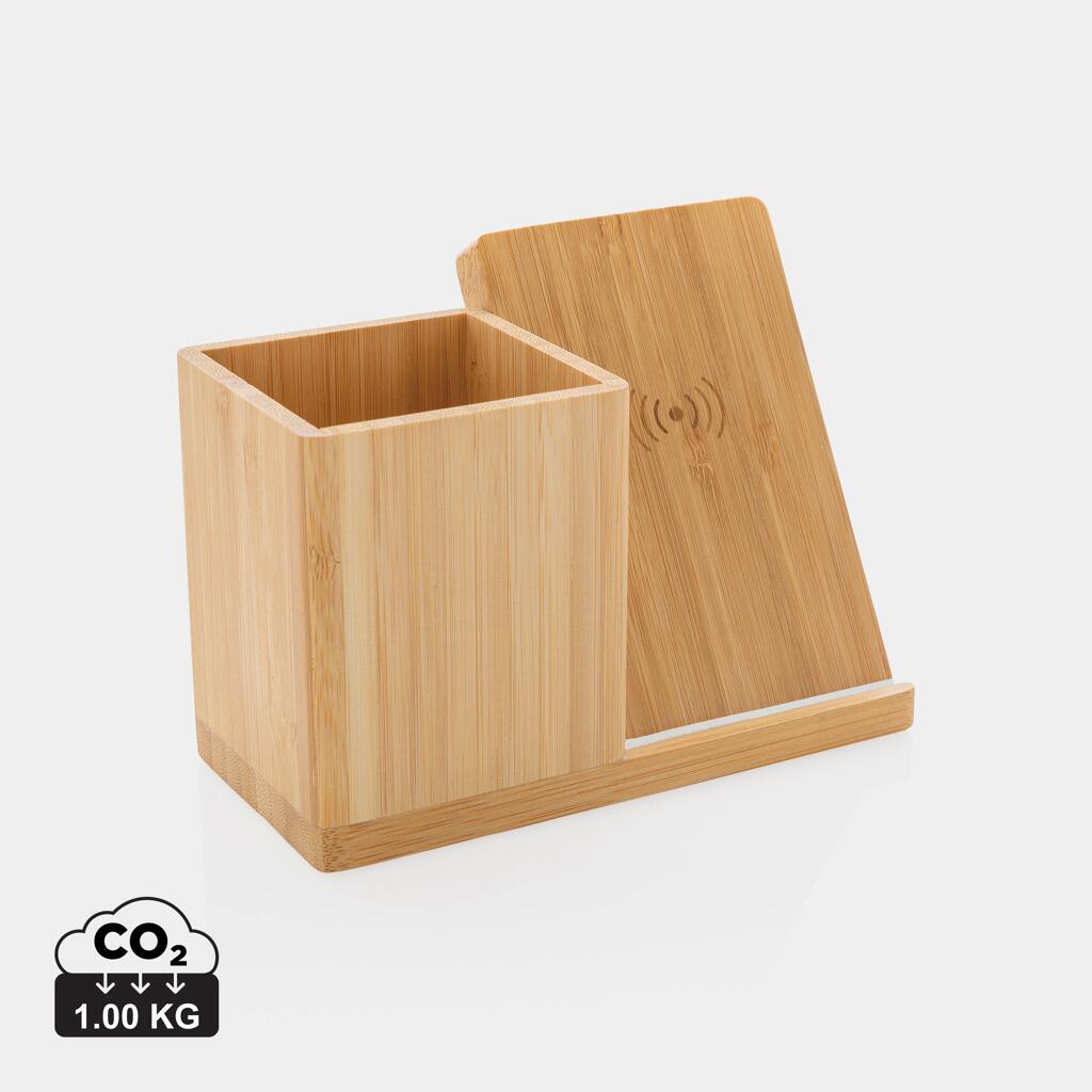 XD Xclusive Calgary bamboo 10W chargeur sans fil