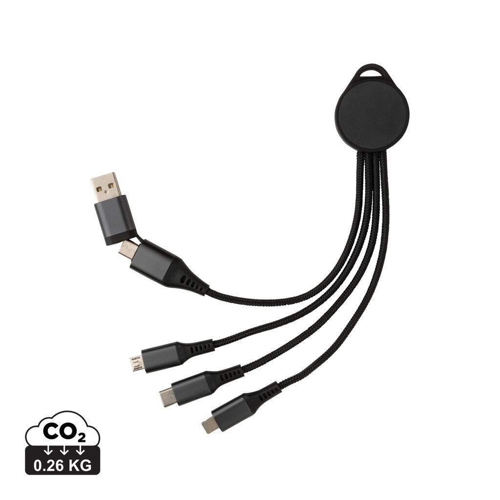 XD Xclusive Terra RCS recycled aluminum 6-in-1 charging cable