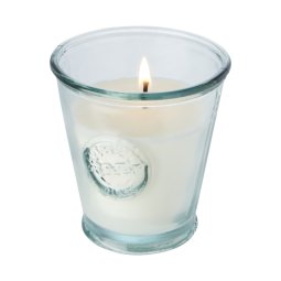 Authentic Luzz soybean candle with recycled glass holder