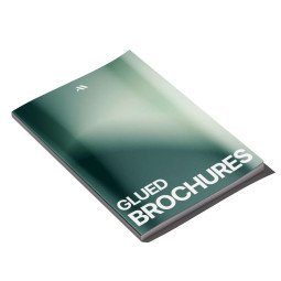 Bedrukte gelijmde brochures