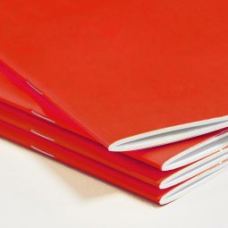 Brochures with stapled binding