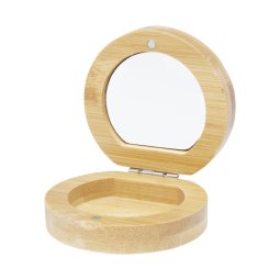 Bullet Afrodit bamboo pocket mirror