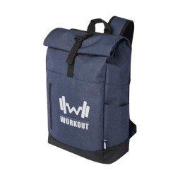 Bullet Libra sac à dos pour ordinateur portable recyclé GRS avec rabat enroulable de 15,6 pouces 12L