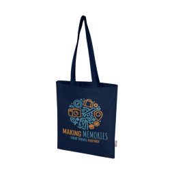 Bullet Madras Blend 140 g/m² sac shopping en coton recyclé 7L - GRS