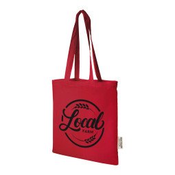Bullet Madras GRS recycled cotton tote bag