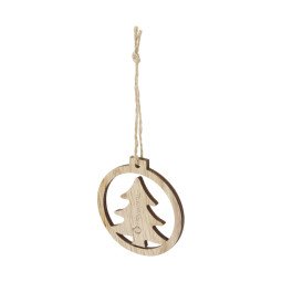 Bullet Natall wooden tree ornament