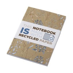 Bullet Novella Austen carnet de notes recyclé en kraft à couverture souple A6 - 50 feuilles