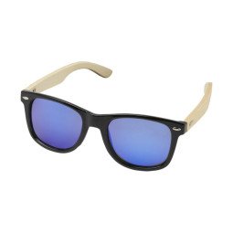 Bullet Taiyō rPET/bamboo mirrored polarized sunglasses