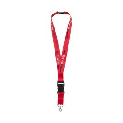 Bullet Yogi lanyard with safety closure