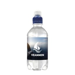 Drinks & More rPET water bottle 330 ml with sports cap