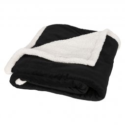 Field & Co. Lauren sherpa fleece plaid blanket
