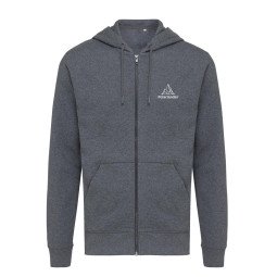 iqoniq Abisko gerecycleerd katoen hoodie met rits