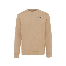 iqoniq Denali recycled cotton crew neck sweatershirt undyed