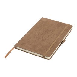 JournalBooks Carbony A5 suede notebook, ruled
