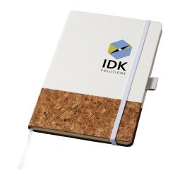 JournalBooks Evora A5 cork notebook, ruled