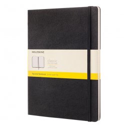 Moleskine Classic A4 hard cover notebook, squared
