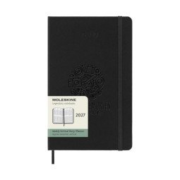 Moleskine hardcover 12 month L weekly planner vertical