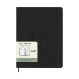 Moleskine hardcover 12 month XL weekly planner