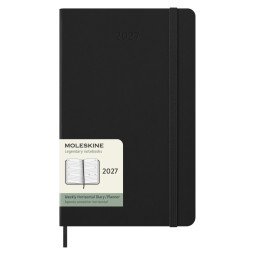 Moleskine horizontal hardcover 12 month L weekly planner