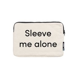Neutral laptop sleeve 13"
