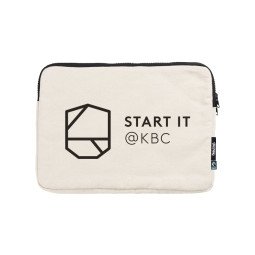 Neutral laptop sleeve 15"