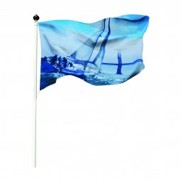 Printed flags with custom size