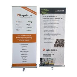 Printed roll-up banners