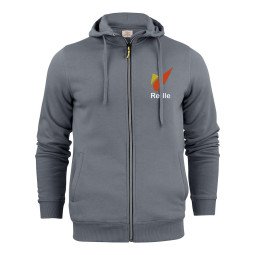 Printer Overhead hoodie with zipper