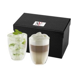 Seasons Boda 2-piece glass latte macchiato cup set 300 ml